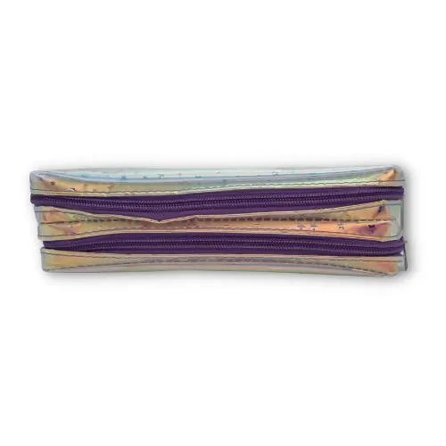 ■ Schoolbooks.ie - Double Pencil Case - Silver Stars