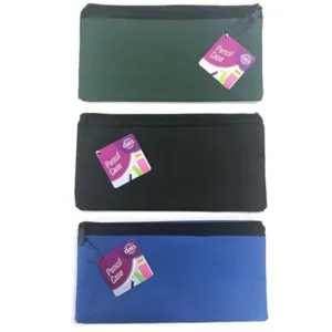 1 Zip Fabric Pencil Case - 220mm x 120mm