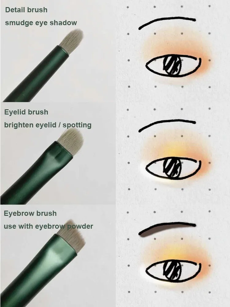 13-Piece Makeup Brush Set Eye Shadow Foundation Cosmetic Brush Eyeshadow Blush Beauty Soft Make Up Brushes w/ Bag