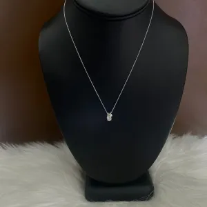 14K White Gold Diamond Luxury Pendant Ct Dia / 0.5gr