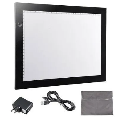 14" A4 Thin LED Drawing Board Light Box Stencil Tattoo Tracing Table Pad Artist