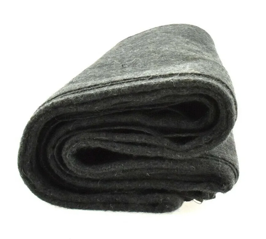 2lb Wool Blanket Gray Warm Army Style Military Emergency Survival Camping