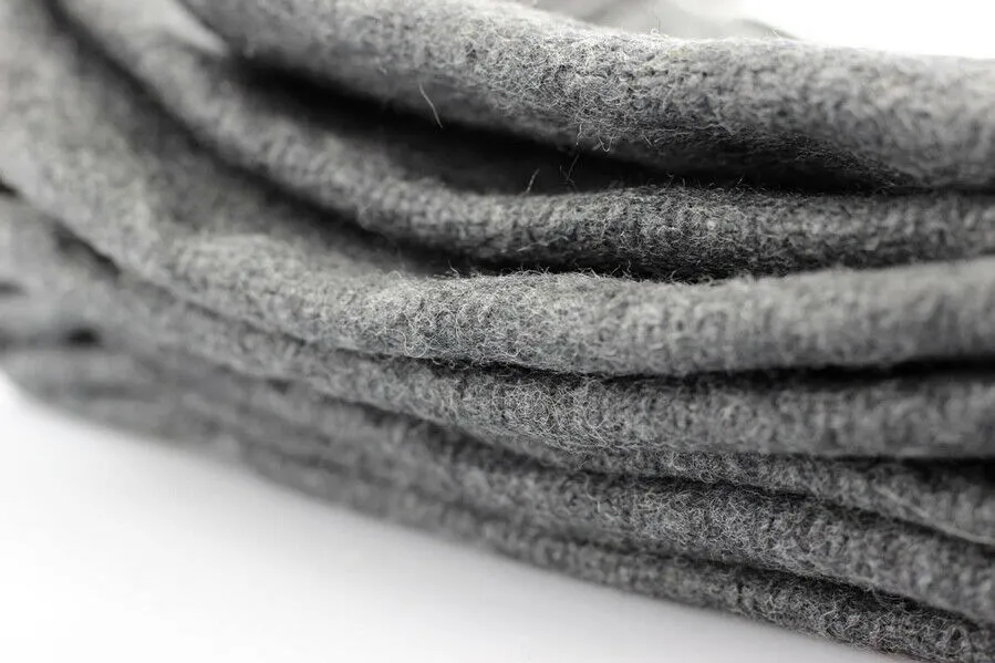 2lb Wool Blanket Gray Warm Army Style Military Emergency Survival Camping