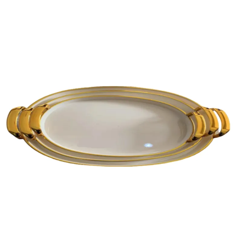 3-Piece Egg-Shaped Multipurpose Serving Dish Set