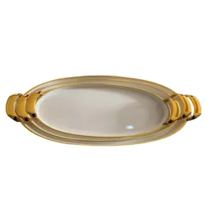 3-Piece Egg-Shaped Multipurpose Serving Dish Set