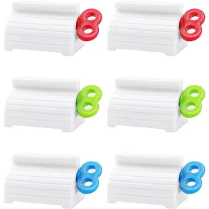 6-Pieces: Multi-Purpose Toothpaste Dispenser