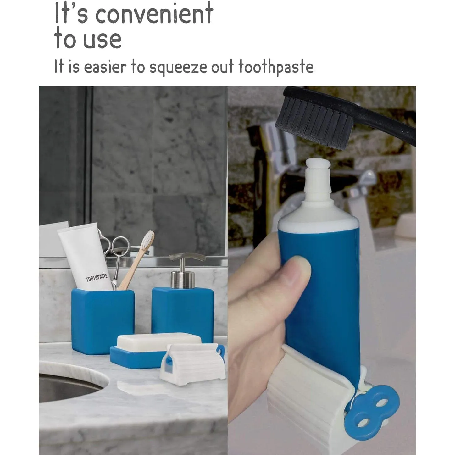 6-Pieces: Multi-Purpose Toothpaste Dispenser
