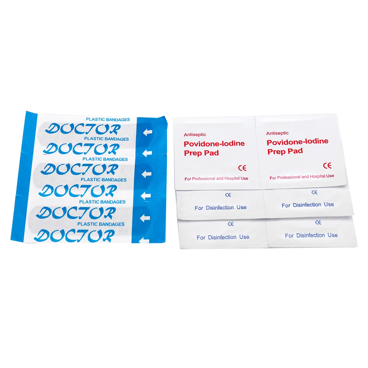 8Pcs Portable First Aid Kit Car Emergency Travel Bag