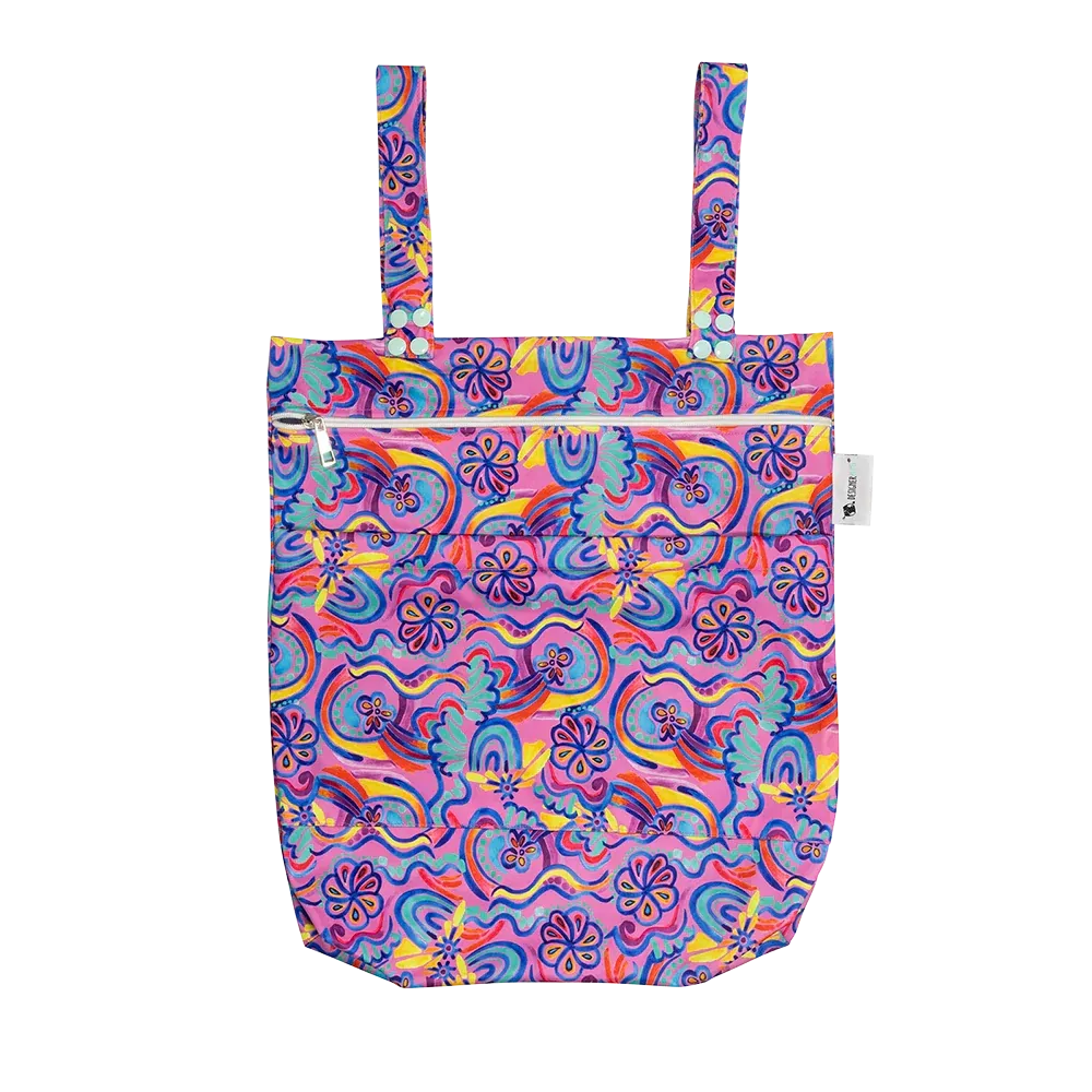 Abstract Rainbow Wet Bag