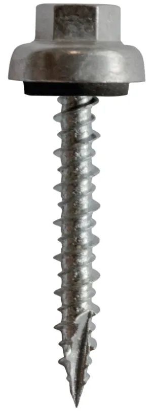 Acorn International SB-MW15Z250 Screw, #9 Thread, High-Low, Twin Lead Thread, Self-Tapping Point, Steel :BAG5L: QUANTITY: 1