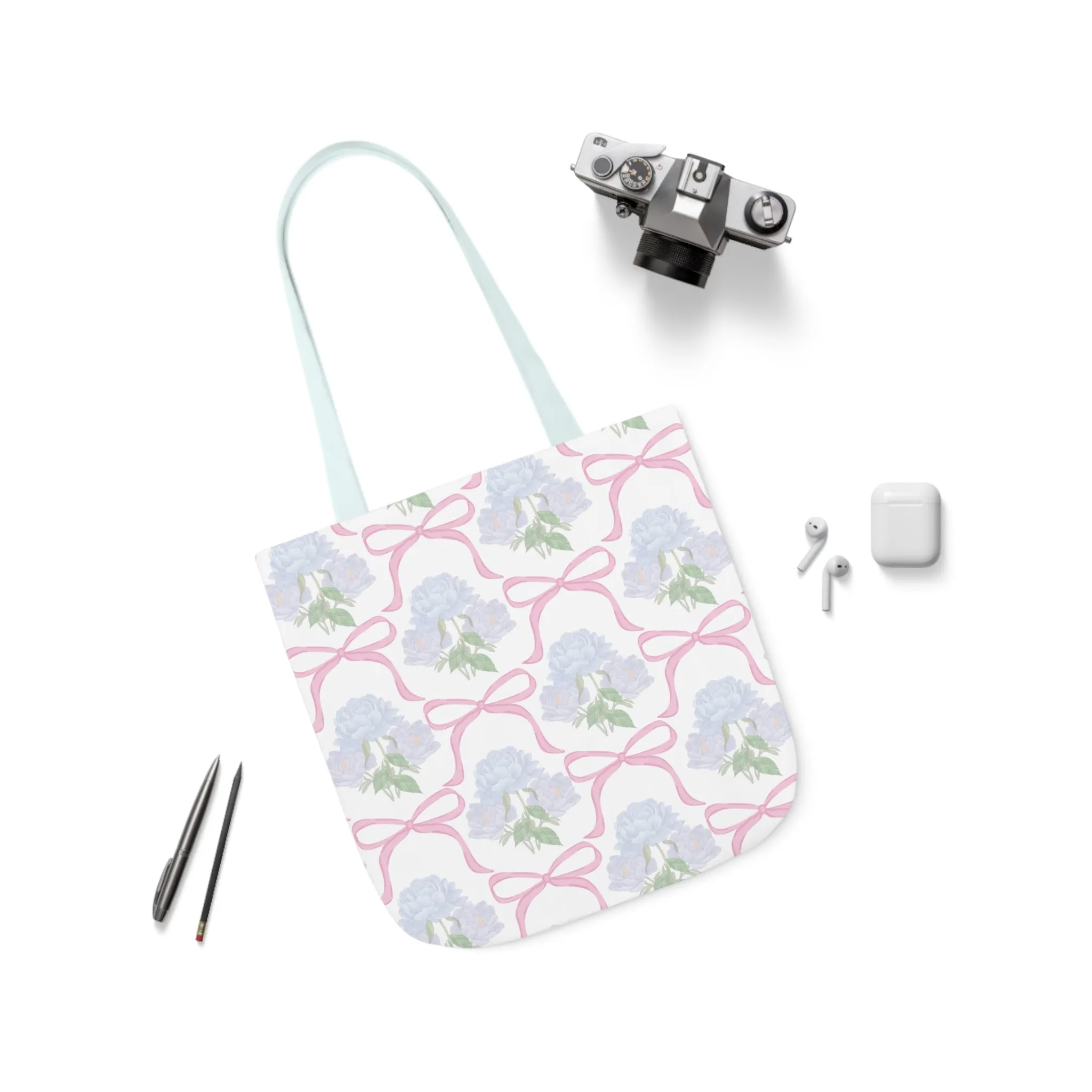 Adeline Print Canvas Tote Bag with 5-Color Straps | Lightweight, Durable, Picture-Perfect Quality