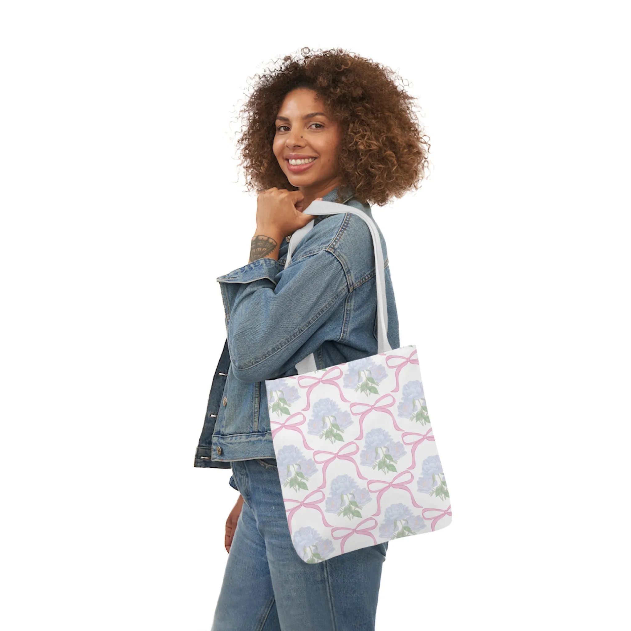 Adeline Print Canvas Tote Bag with 5-Color Straps | Lightweight, Durable, Picture-Perfect Quality