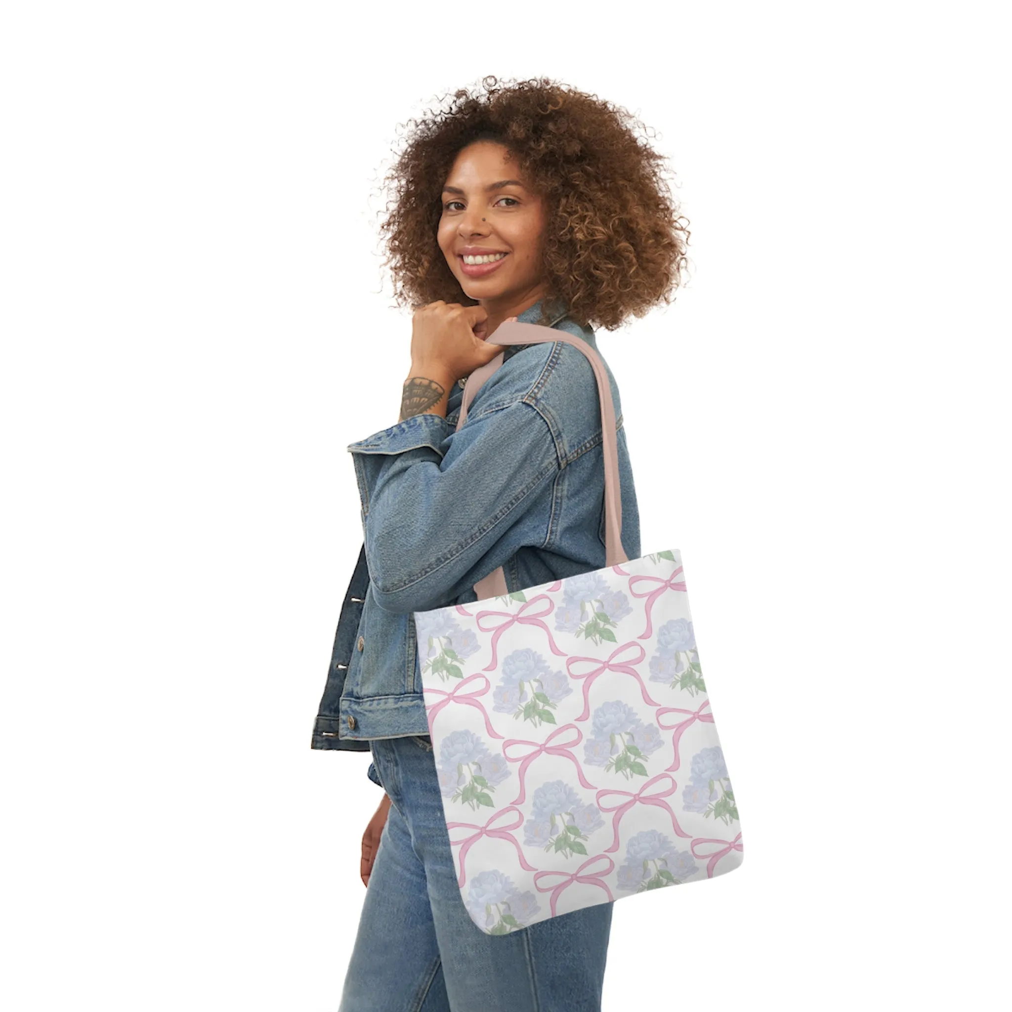 Adeline Print Canvas Tote Bag with 5-Color Straps | Lightweight, Durable, Picture-Perfect Quality