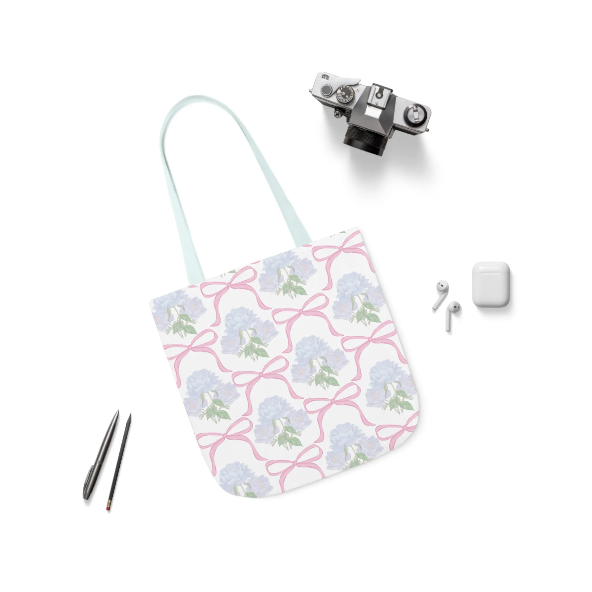 Adeline Print Canvas Tote Bag with 5-Color Straps | Lightweight, Durable, Picture-Perfect Quality