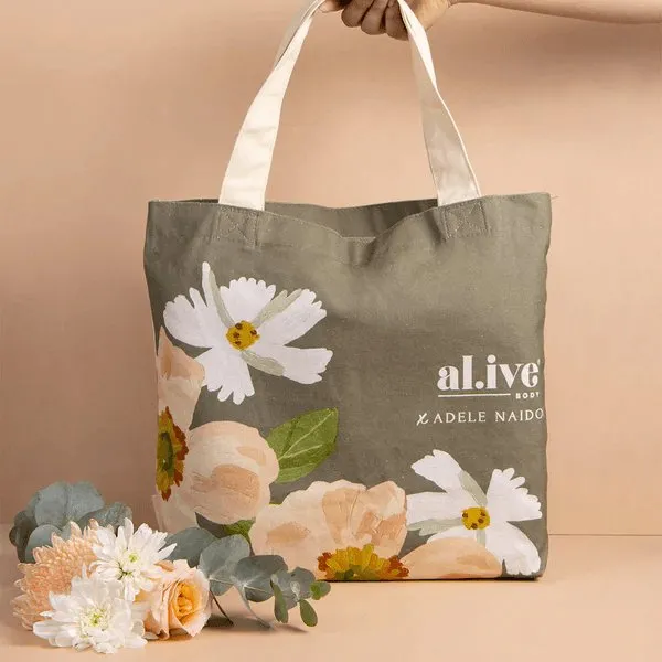Al.ive Body X Adele Naidoo Cotton Tote Bag