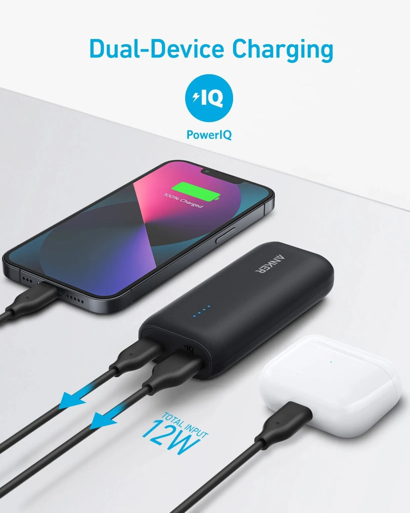 Anker 321 Power Bank 5000 -Black A1112H11