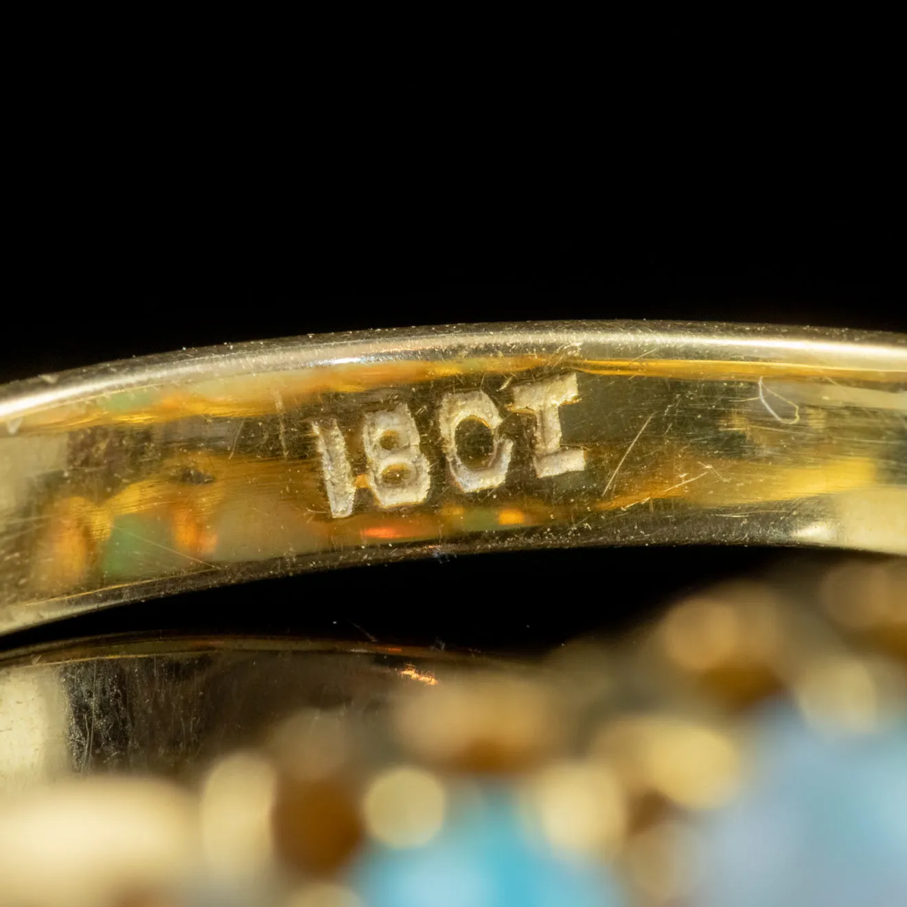 Antique Victorian Opal Five Stone Ring 18ct Gold 4ct Of Opal Circa 1880