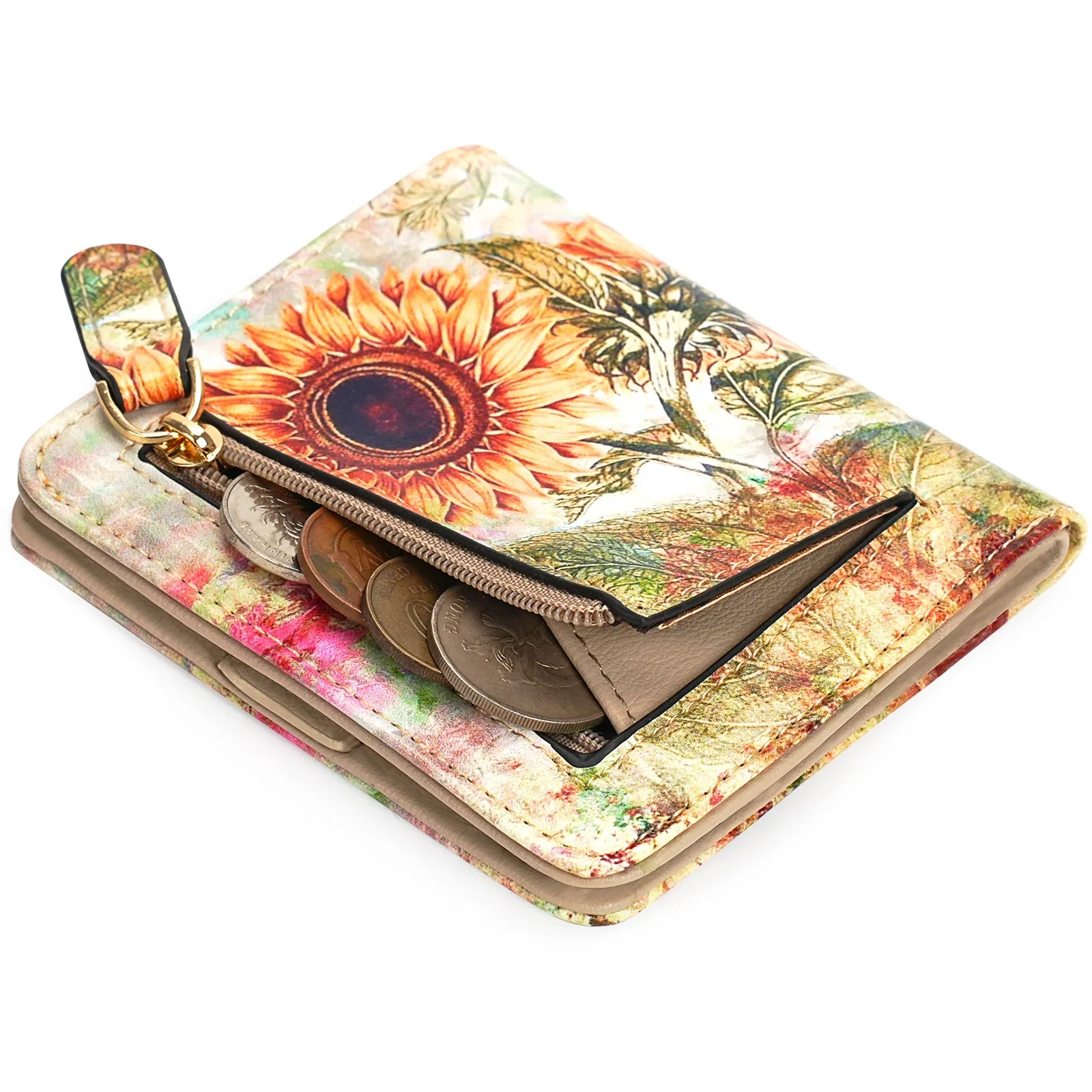 APHISON Ultra Slim RFID Small Womens Wallet - 125 Cartoon