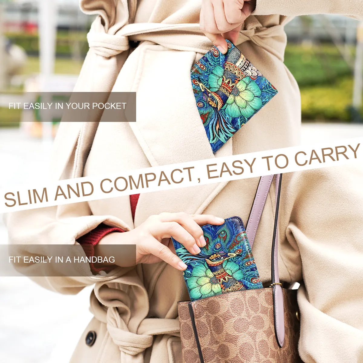 APHISON Ultra Slim RFID Small Womens Wallet - 125 Cartoon