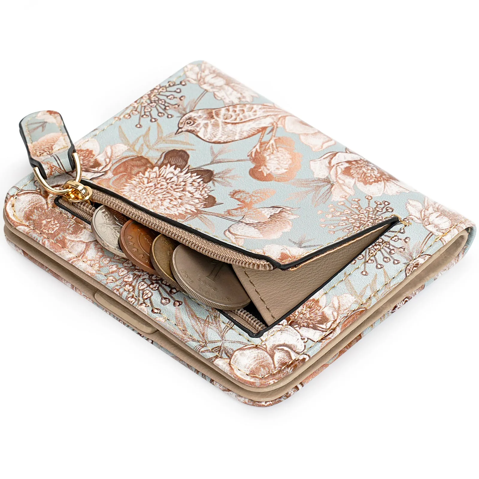 APHISON Ultra Slim RFID Small Womens Wallet - 125 Cartoon
