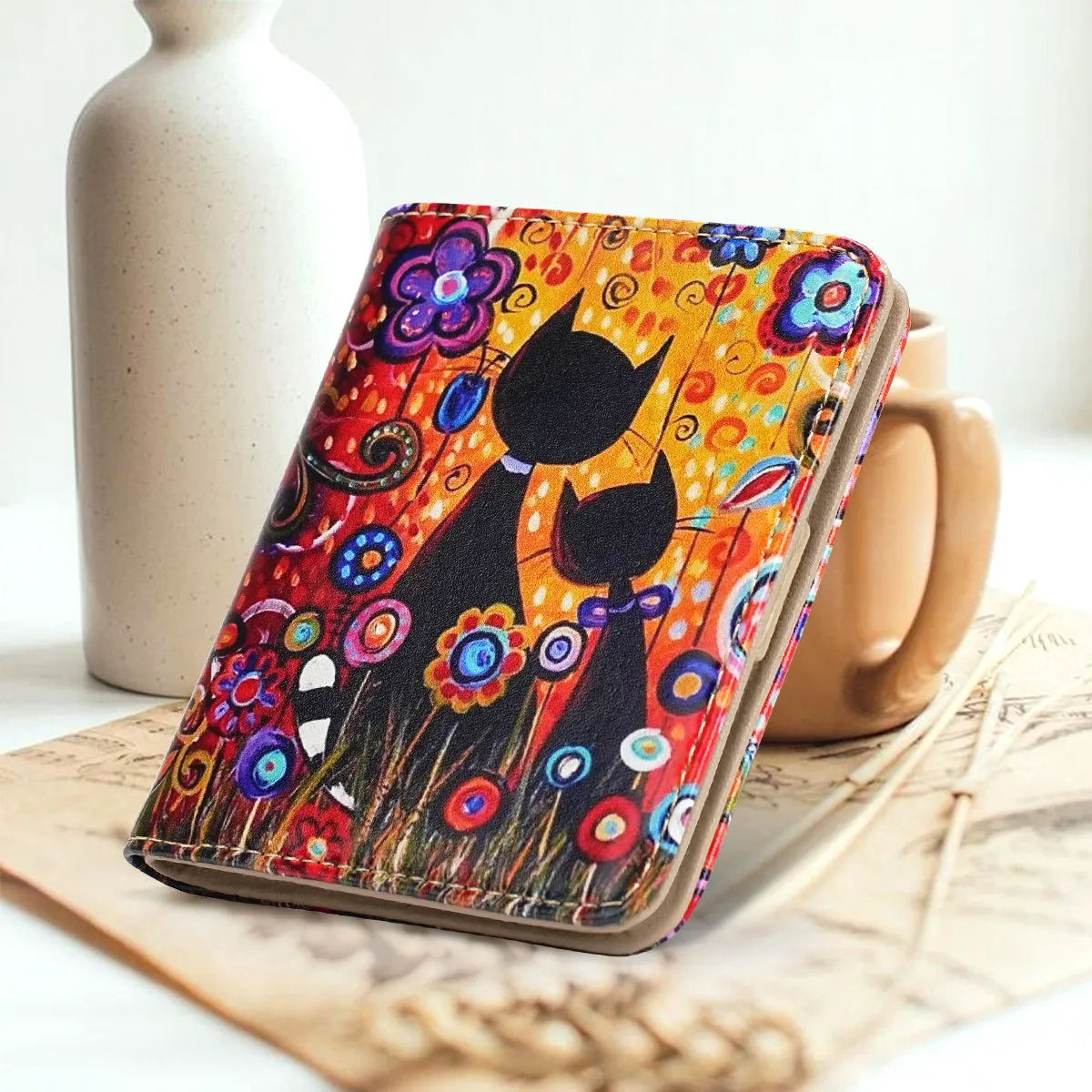 APHISON Ultra Slim RFID Small Womens Wallet - 125 Cartoon