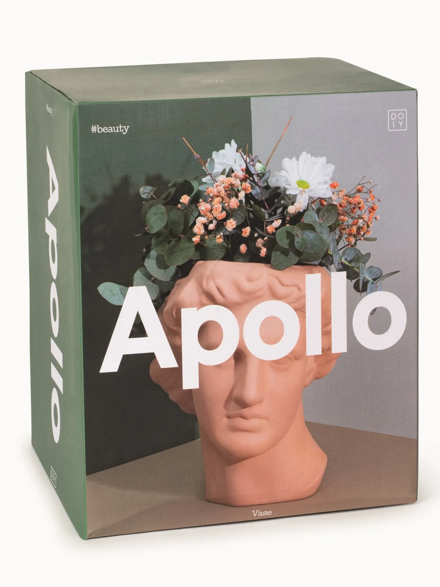 Apollo Ceramic Vase, Sugar Ginger - Doiy