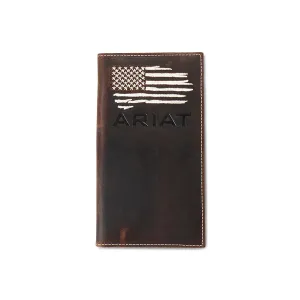 Ariat Distressed American Flag Rodeo Wallet