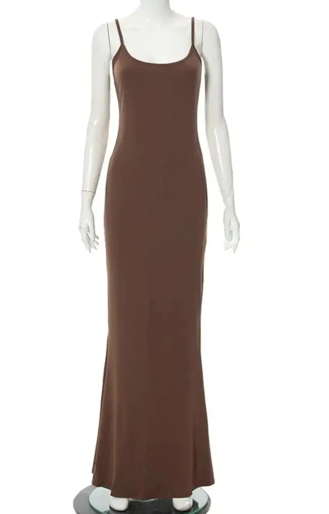 Backless Long Maxi Dress