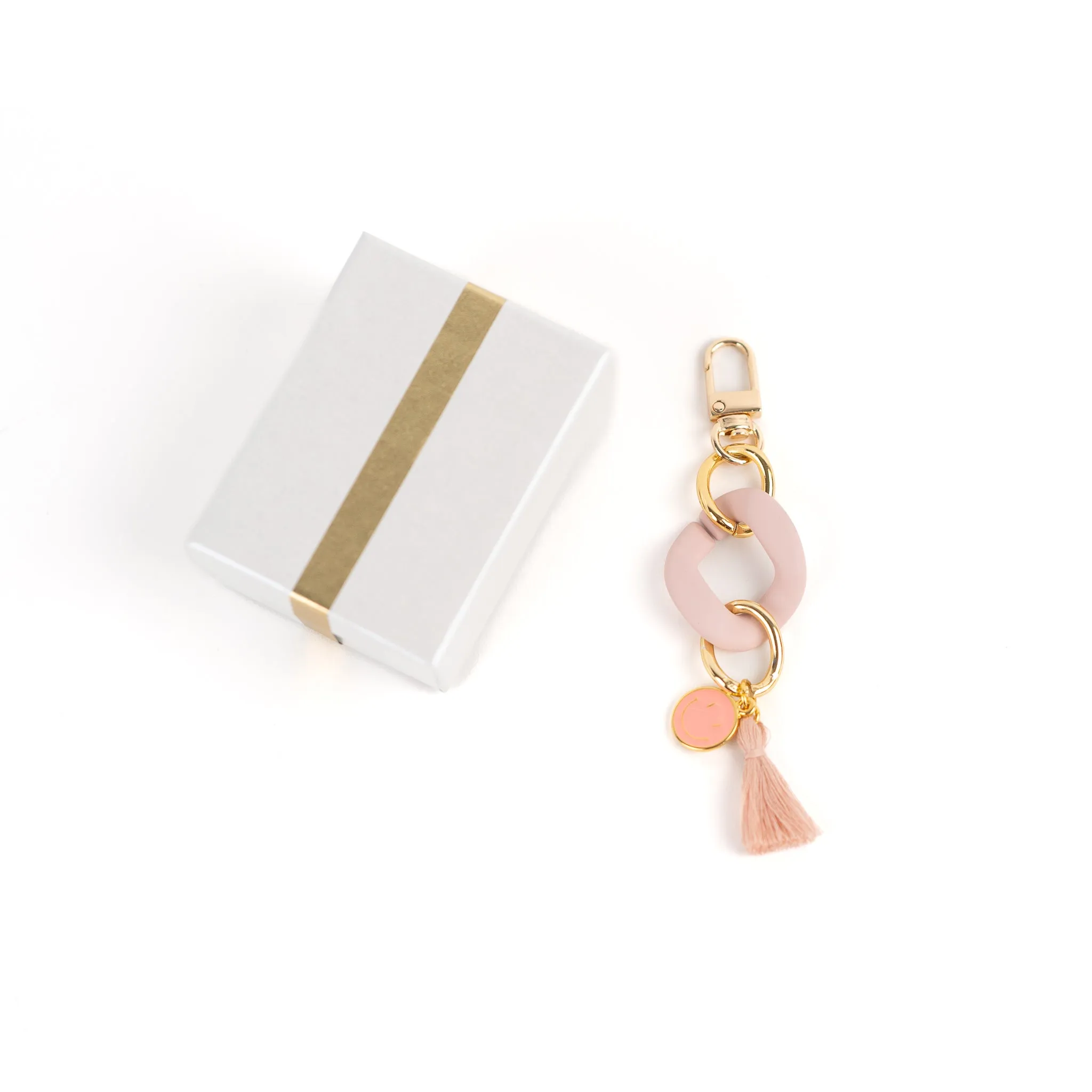 Bag Charm Pink Emoji