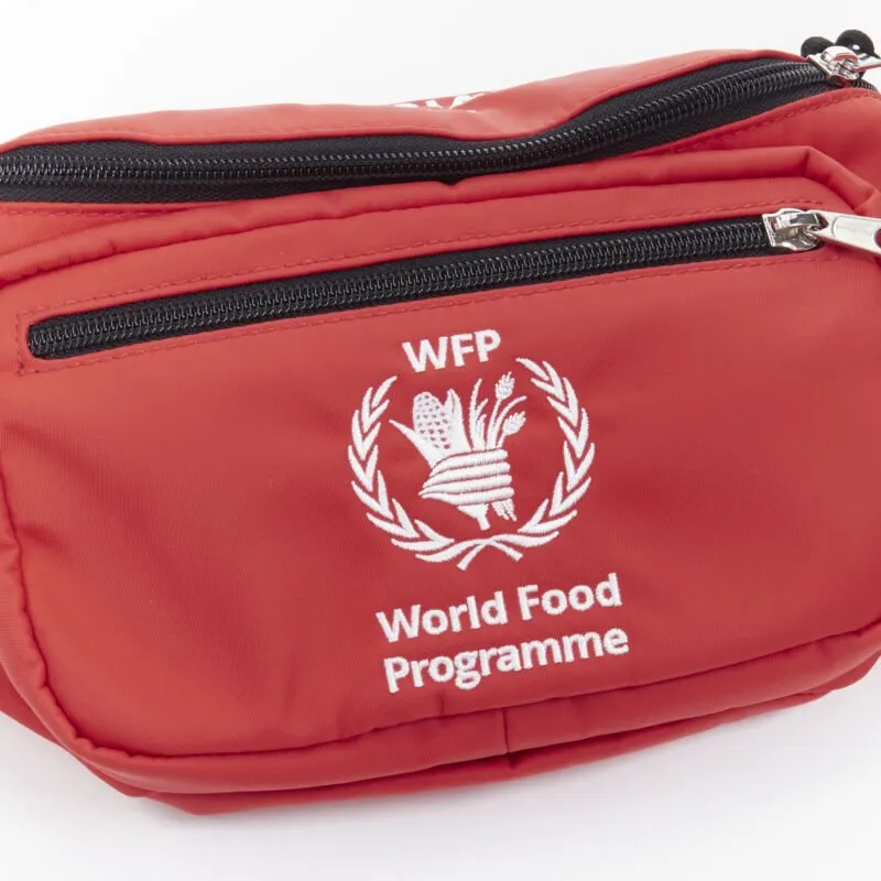 BALENCIAGA Explorer Double Pack Sharp WFP red white crossbody waist bag