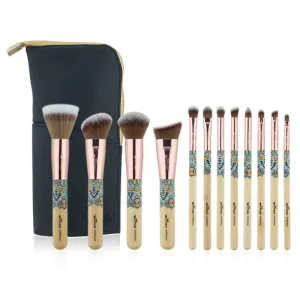 Bamboo Makeup Brush Set Handmade