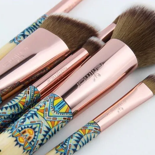 Bamboo Makeup Brush Set Handmade