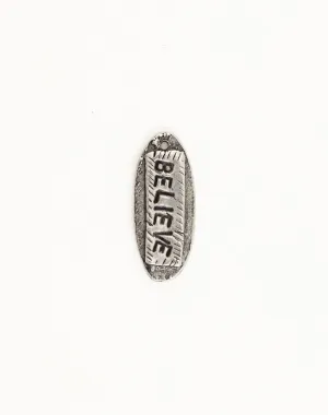 Believe Tag, 30x12mm, (1pc)