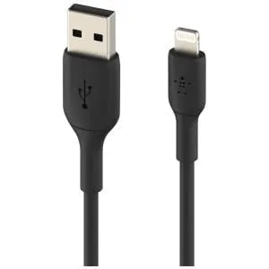Belkin BoostCharge Lightning to USB-A Cable 2M, Black