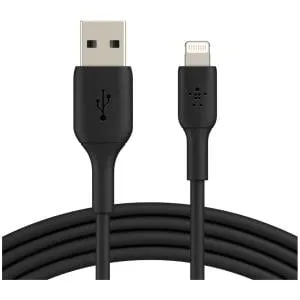 Belkin BoostCharge Lightning to USB-A Cable 2M, Black