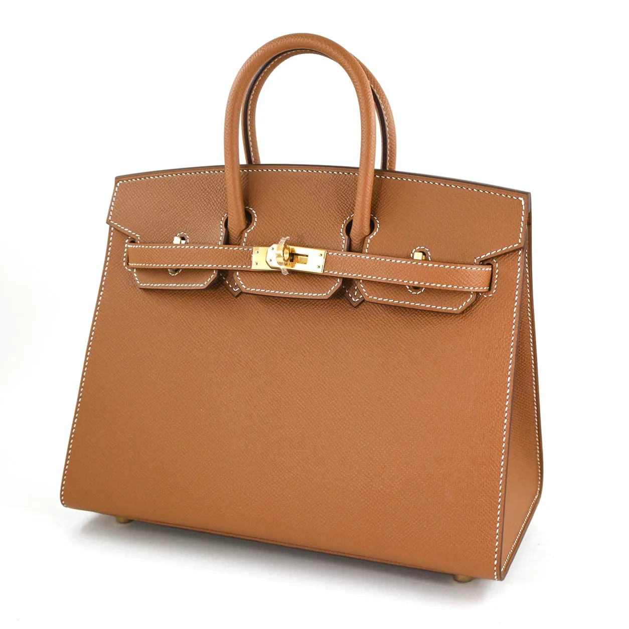 Birkin 25 Sellier Gold Epsom GHW