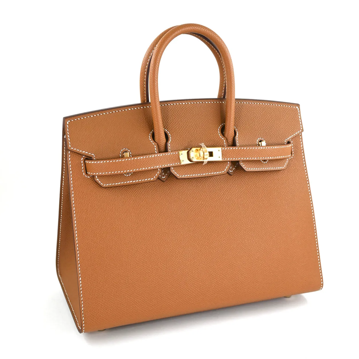 Birkin 25 Sellier Gold Epsom GHW