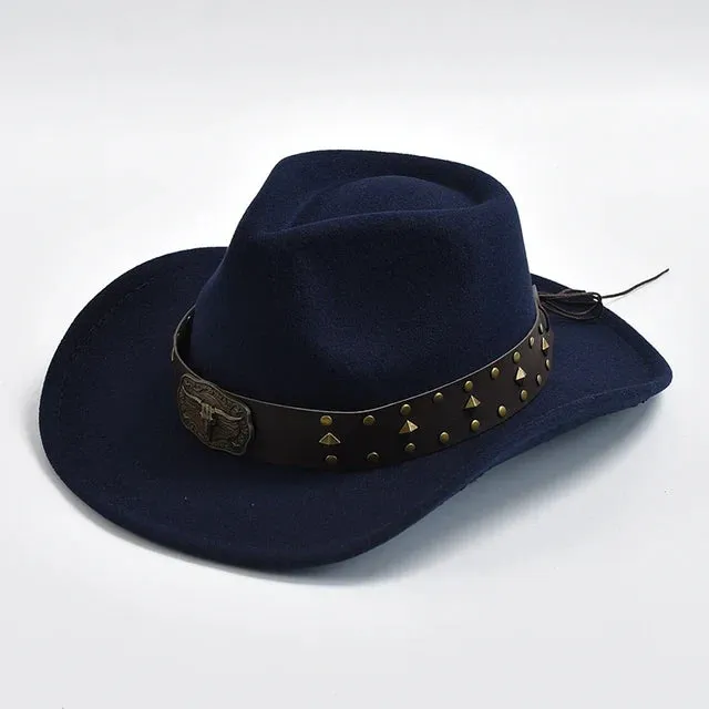 Bison Collection Wool Western Cowboy Hat