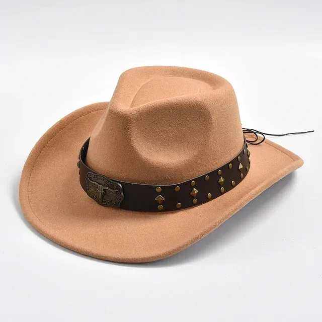 Bison Collection Wool Western Cowboy Hat