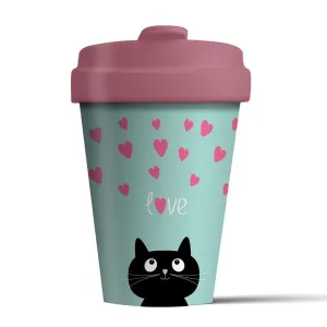 Blue Eyed Sun BambooCup Kitty Love
