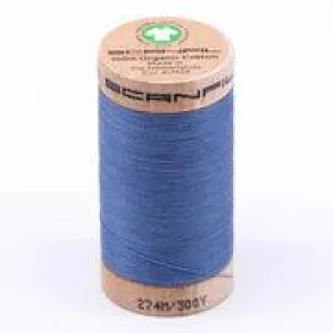 Blue Shadow Organic Cotton Thread Spool-4816