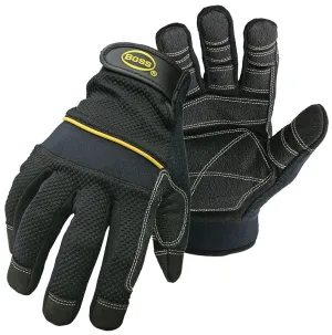 Boss 5202X Utility Gloves, XL, Wing Thumb, Wrist Strap Cuff, PVC/Synthetic Leather :PR: QUANTITY: 1