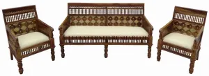 Brass Bench With Cushion