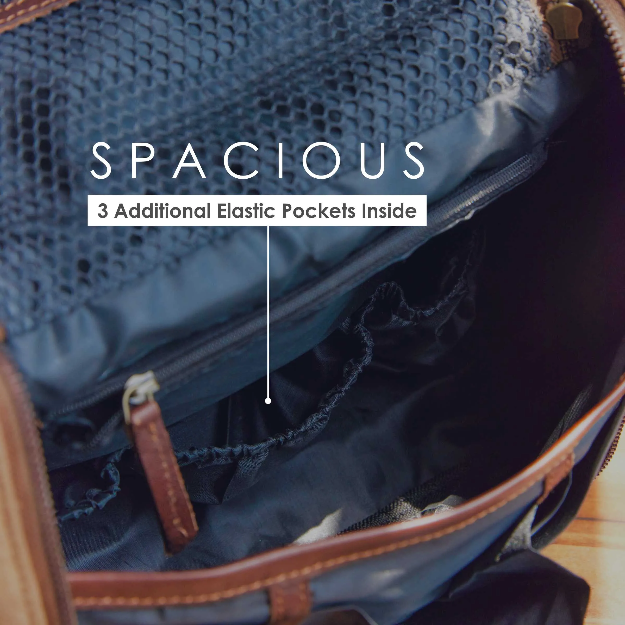 Brown Toiletry Bag | Waxed Canvas