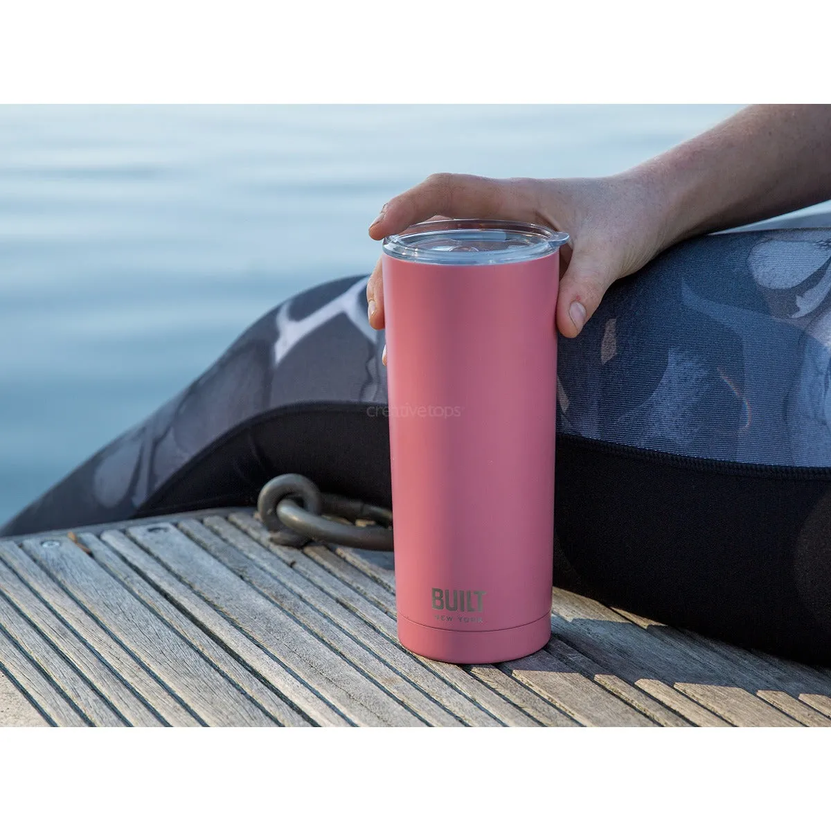 Built Double Walled Stainless Steel Water Tumbler 590ml