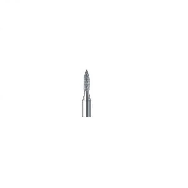 Busch #860 Flame Bur - Diamond Coated - 2.35mm Shaft