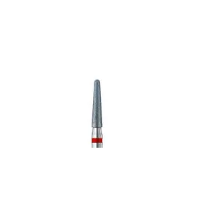 Busch #8850 Cylinder Bur, LONG TAPERED (Fine Grit) - Diamond Coated / 2.35mm Shaft