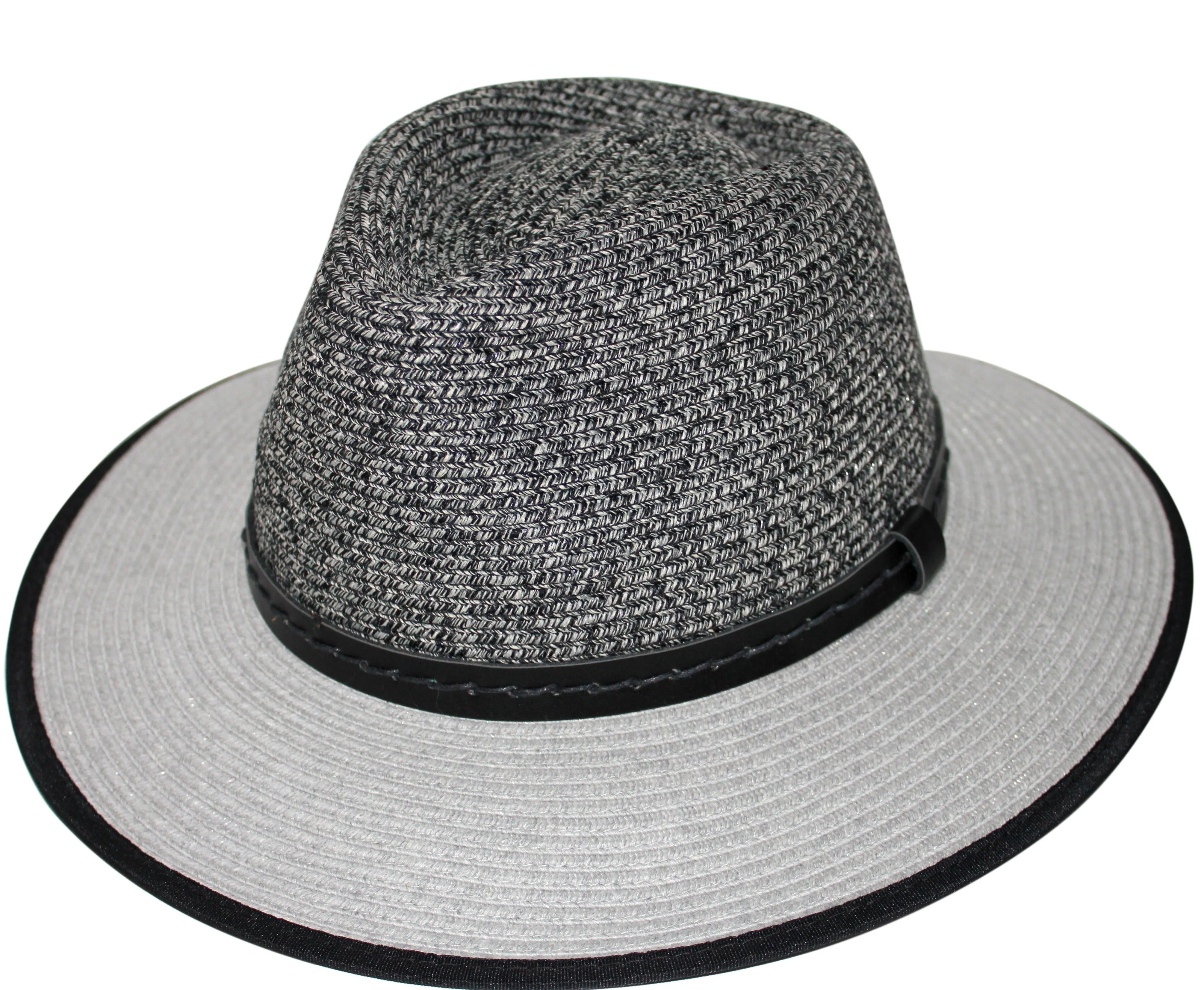Cancer Council Jimmie Fedora - Light Grey/Charcoal