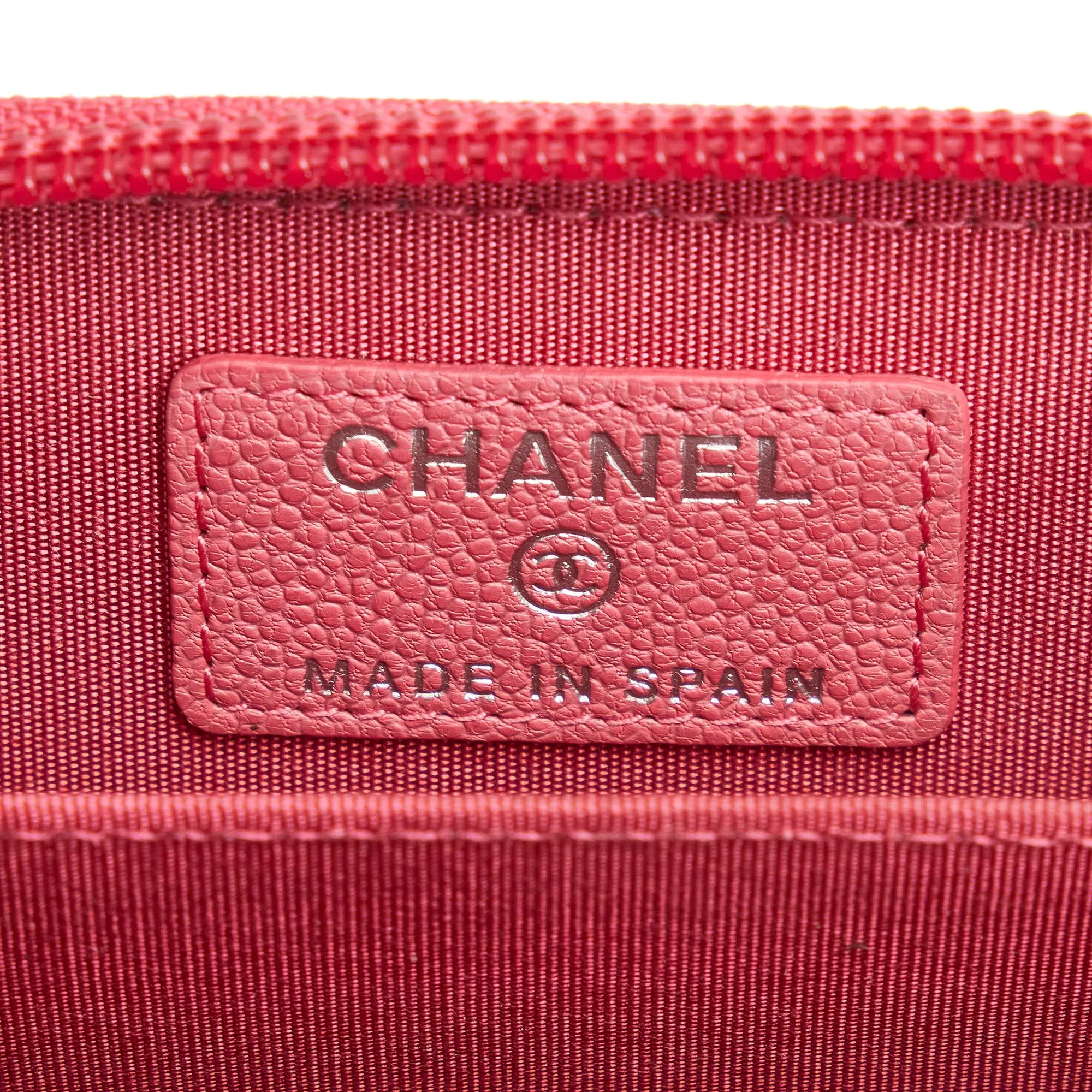 Chanel CC Clover Leather Coin Pouch (SHG-31041)