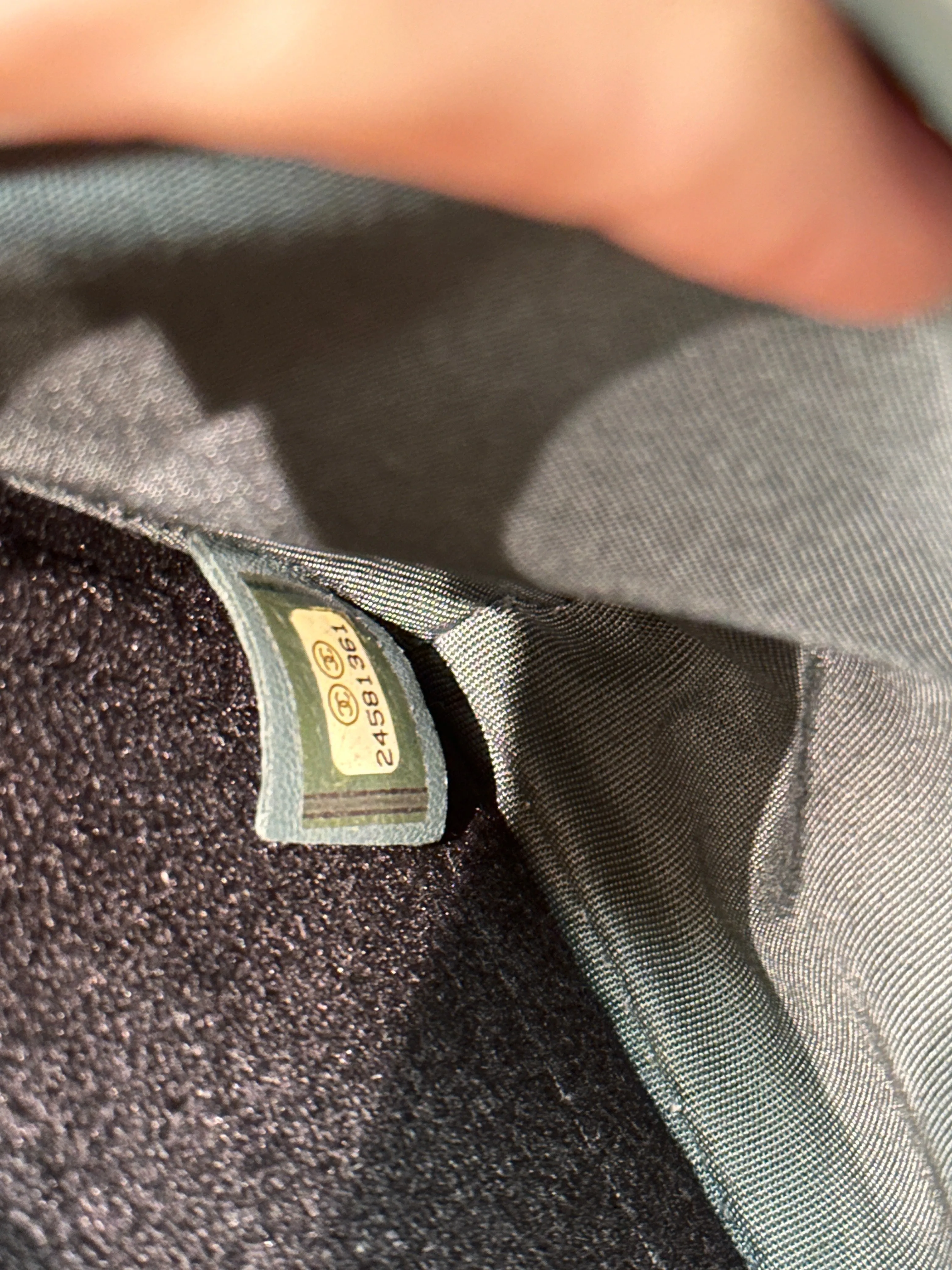 Chanel Cluth Green Bag